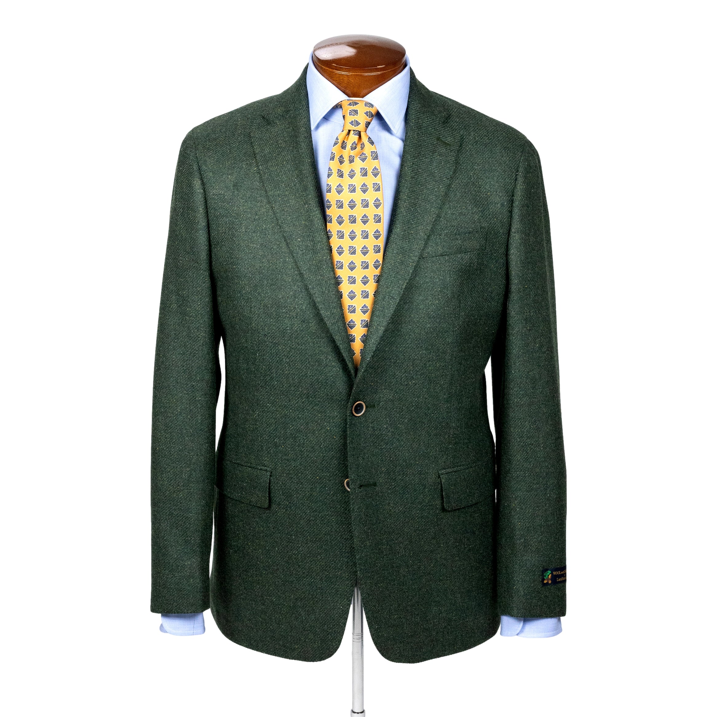 Green Wool and Cashmere Sport Coat