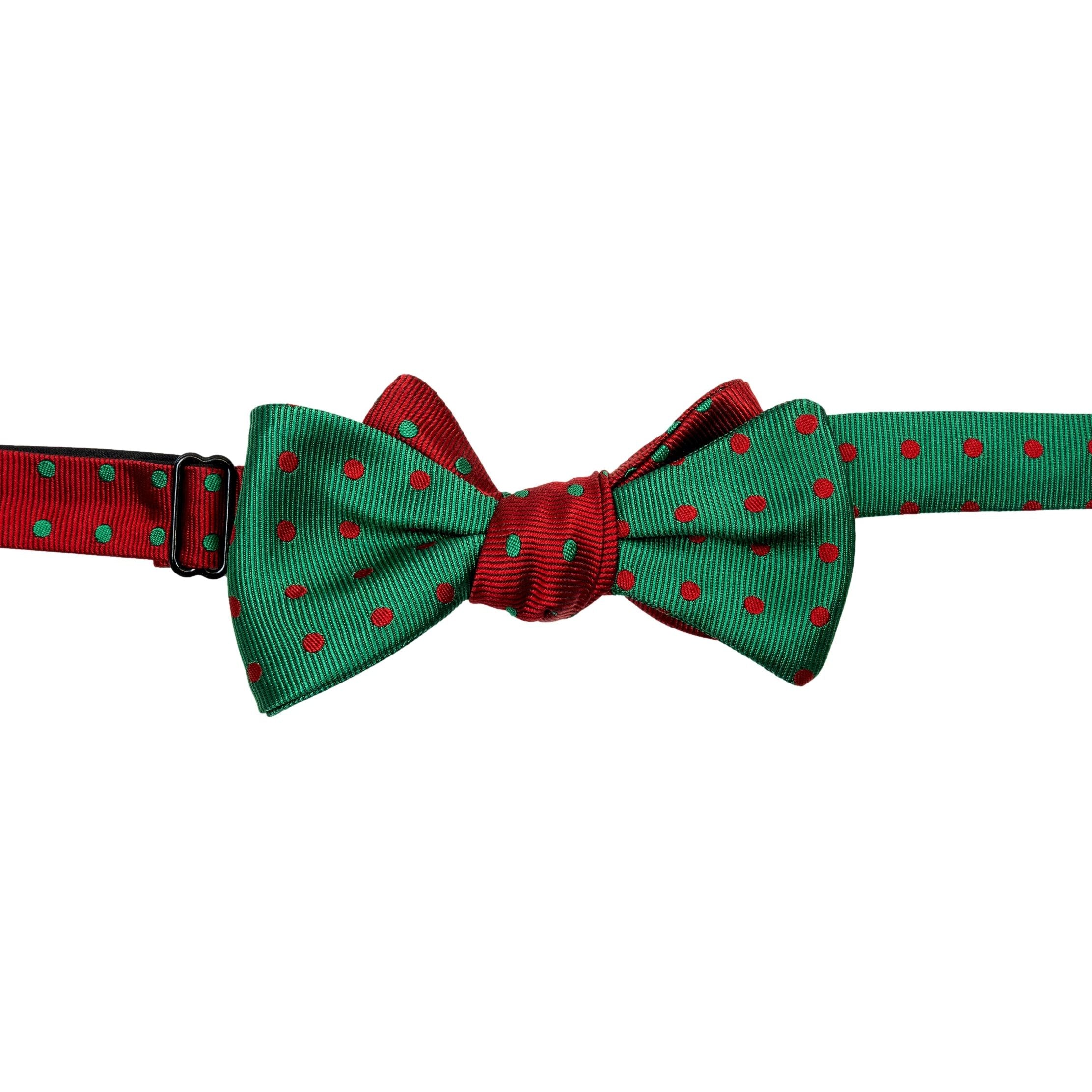 Christmas Polka Dot Bow Tie