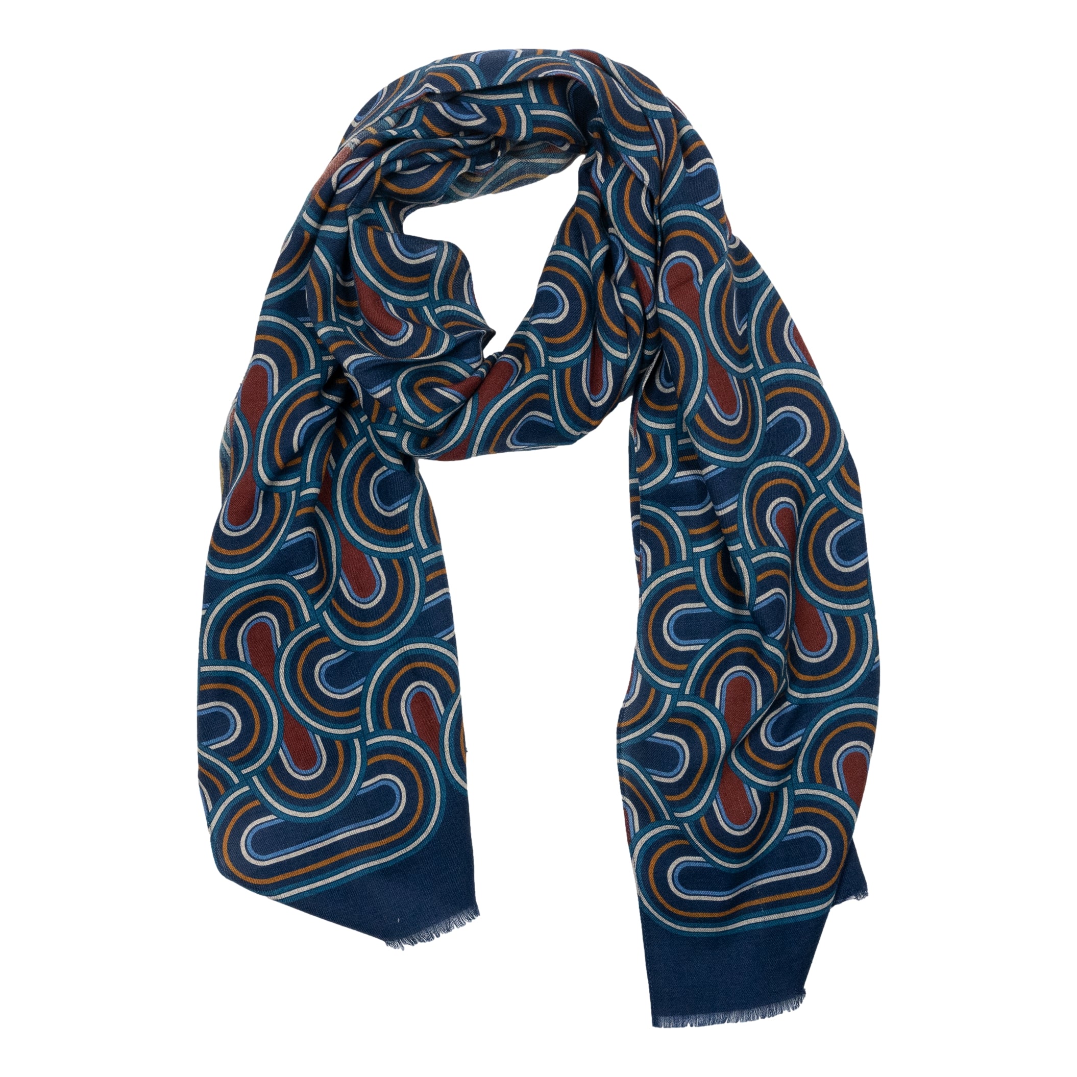 Abstract Roma Wool Scarf