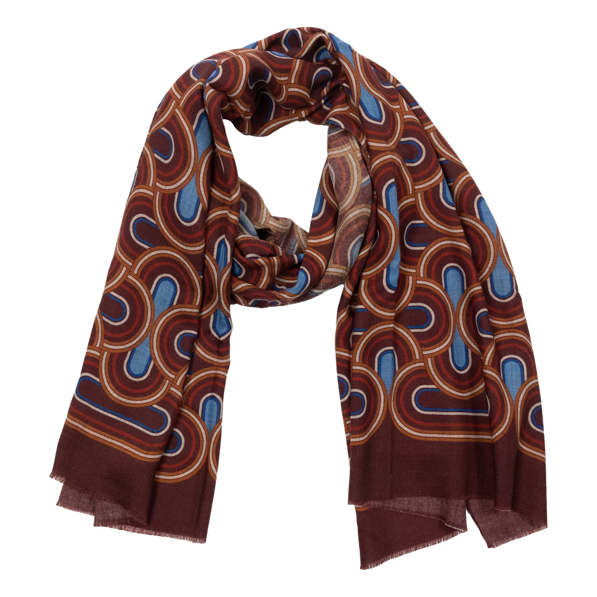 Abstract Roma Wool Scarf