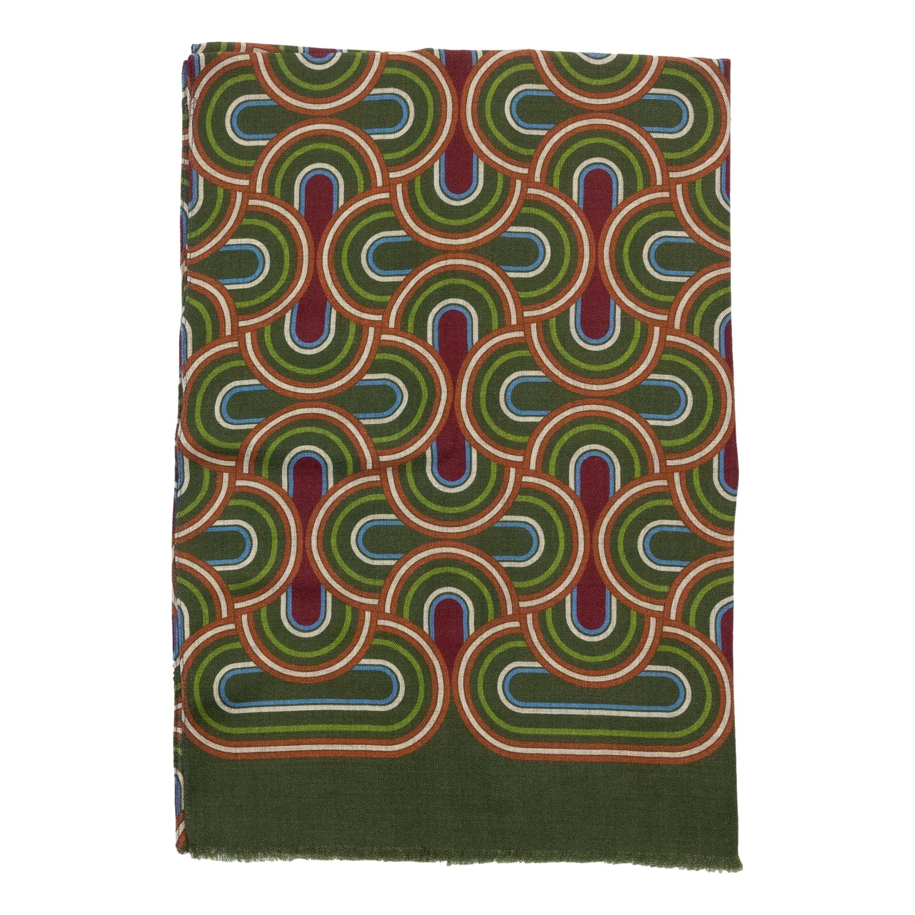 Abstract Roma Wool Scarf