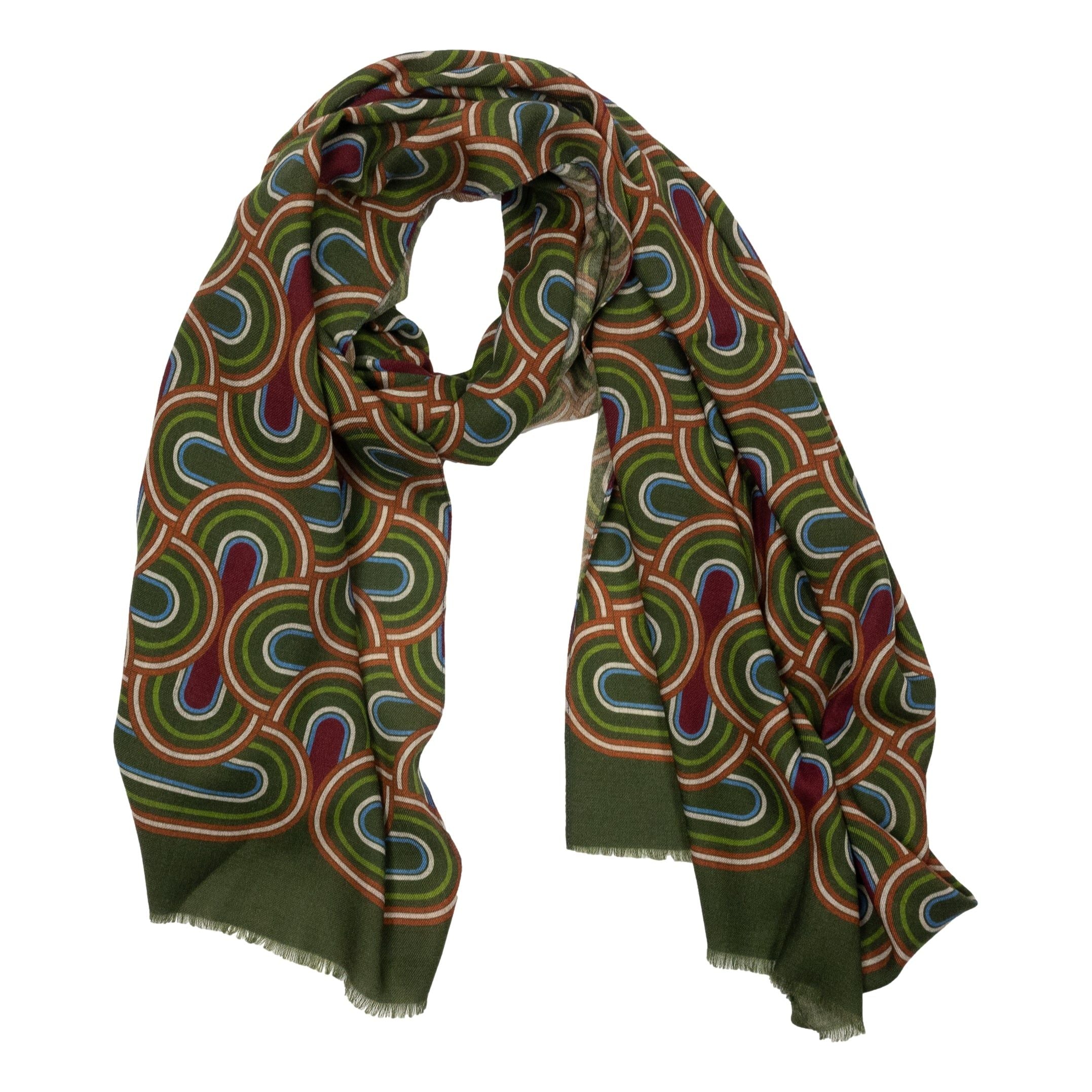Abstract Roma Wool Scarf