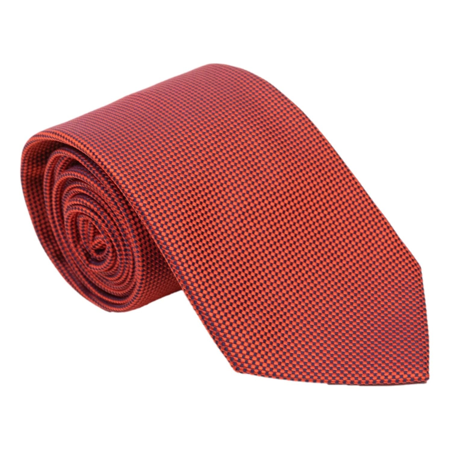 Basket Weave Iridescent Silk Tie