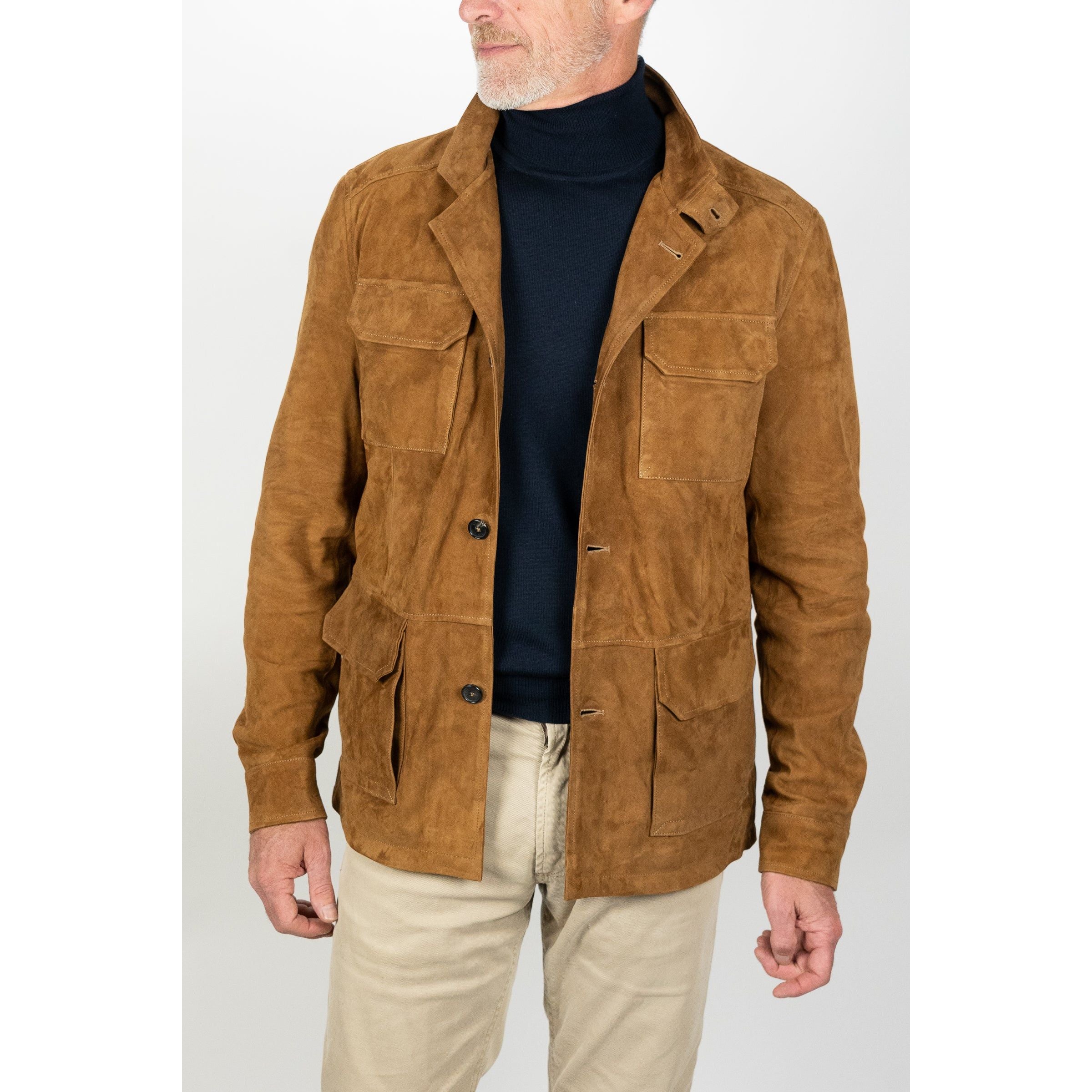 Chianti Suede Field Jacket