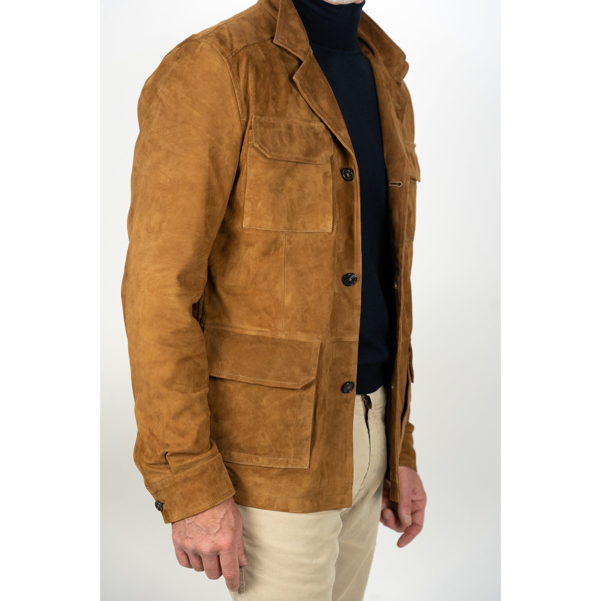 Chianti Suede Field Jacket