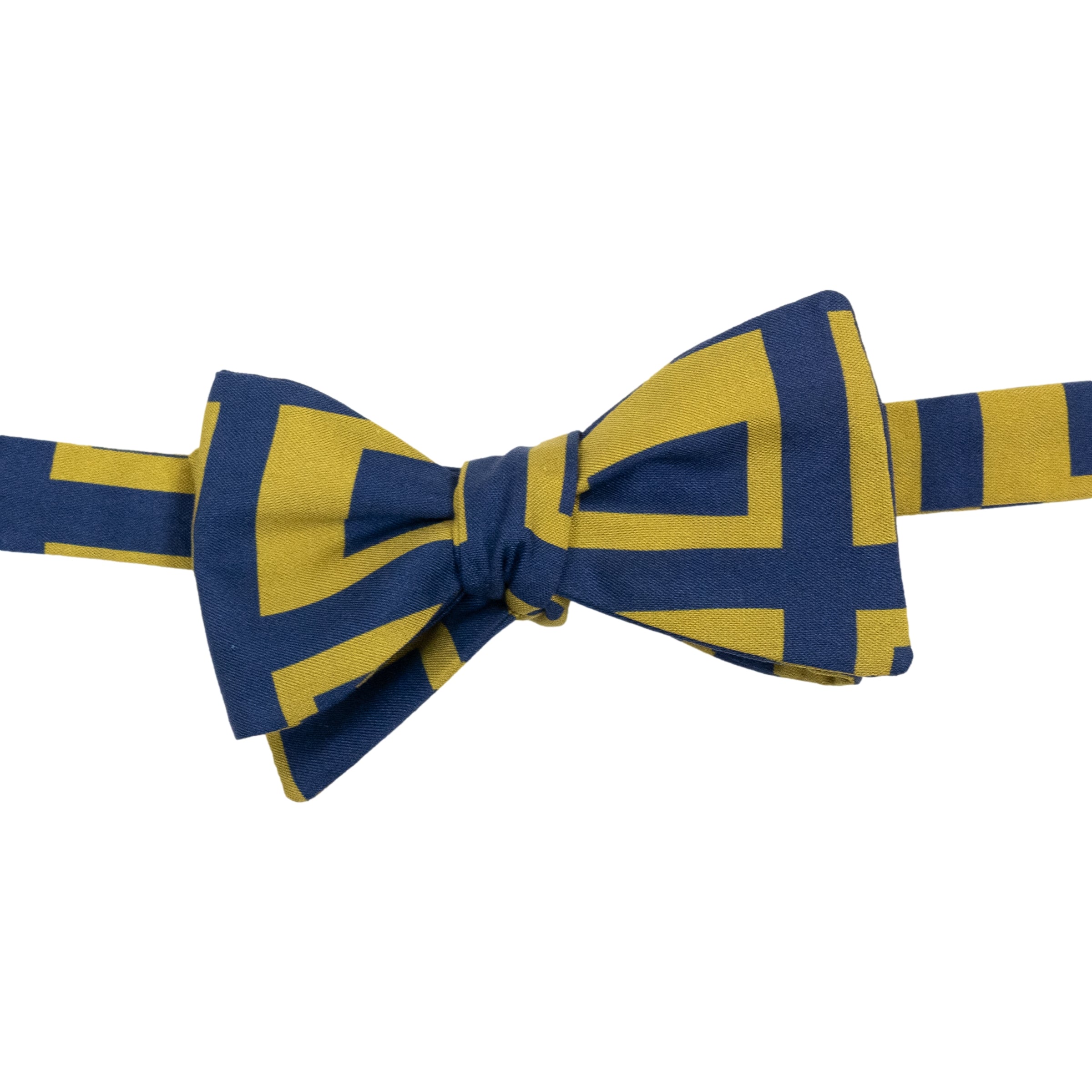 Bexley Motif Patterned Silk Bow Tie