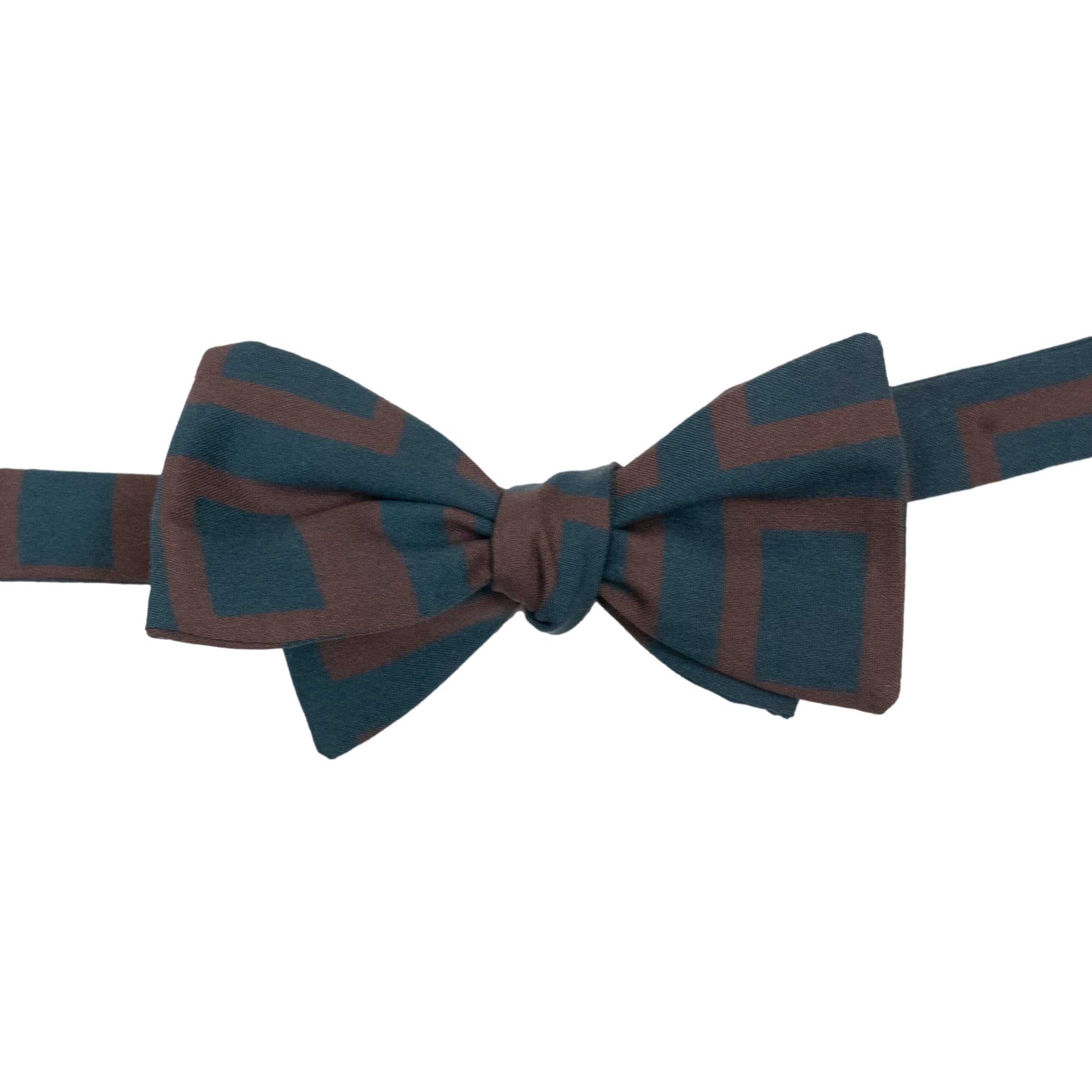 Bexley Motif Patterned Silk Bow Tie