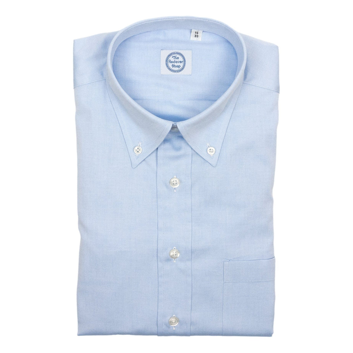 Blue Pinpoint Oxford Button Down Dress Shirt – The Andover Shop