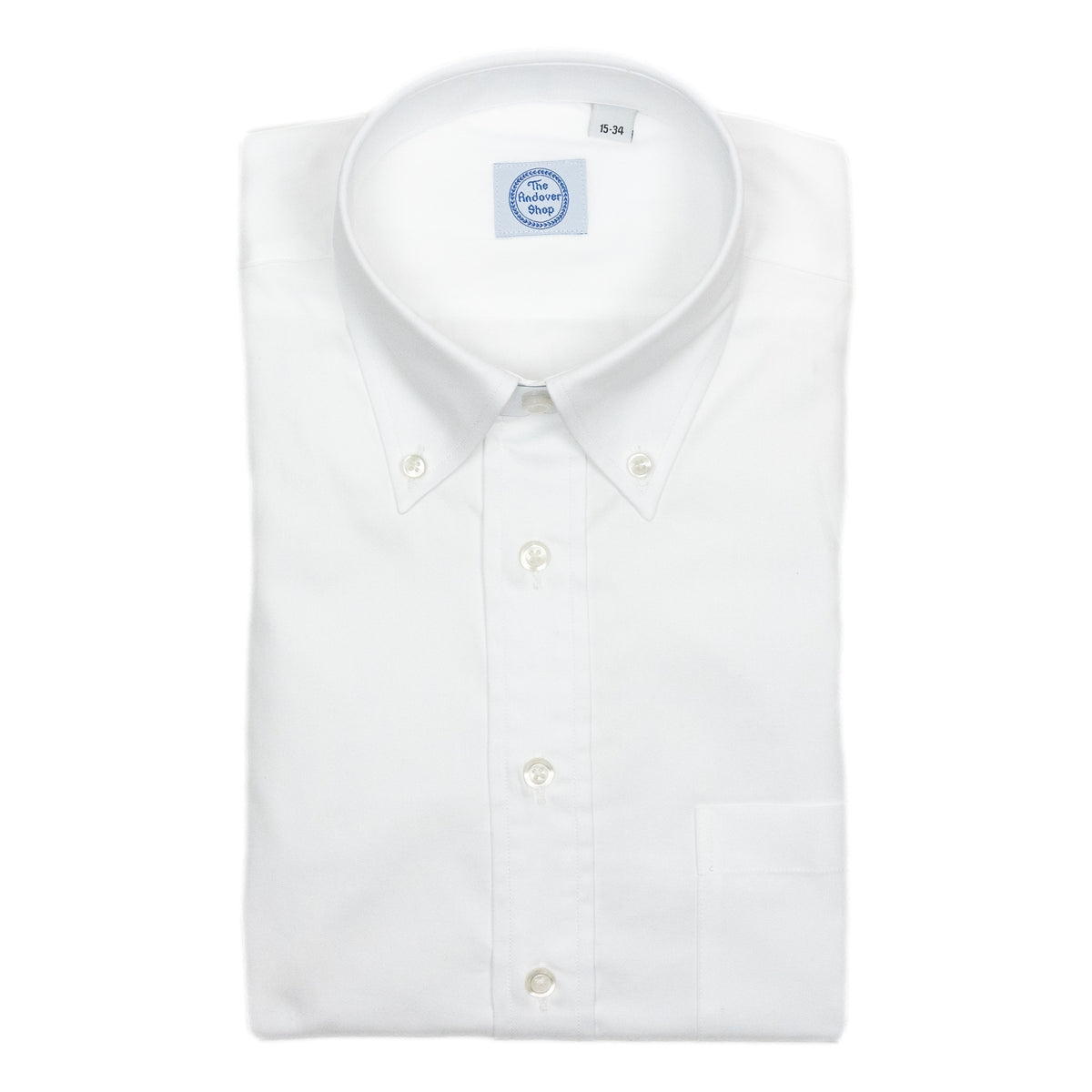 White Pinpoint Oxford Button Down Dress Shirt – The Andover Shop