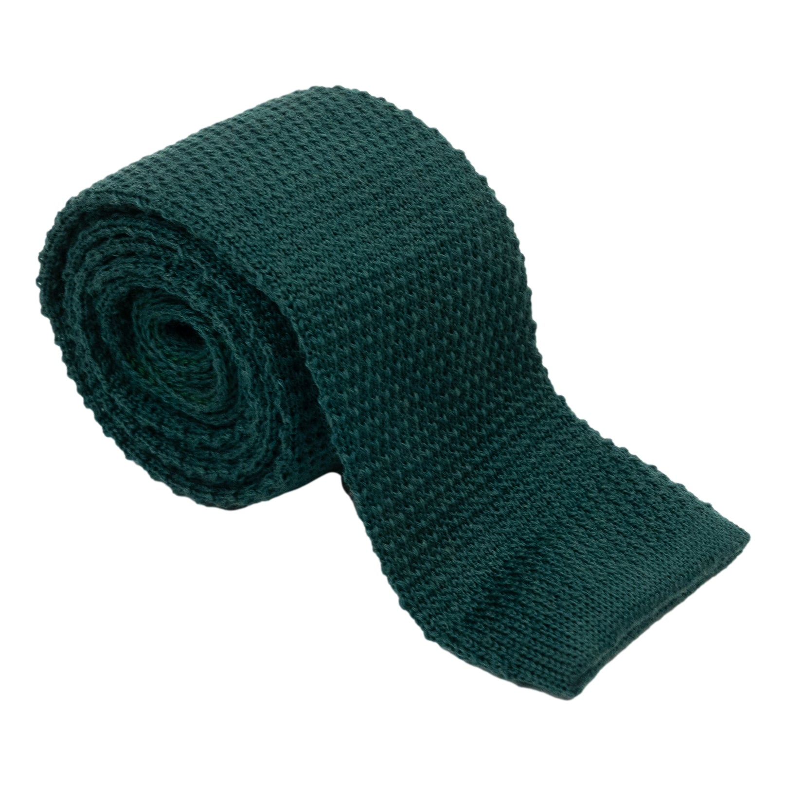Solid Wool Knitted Tie