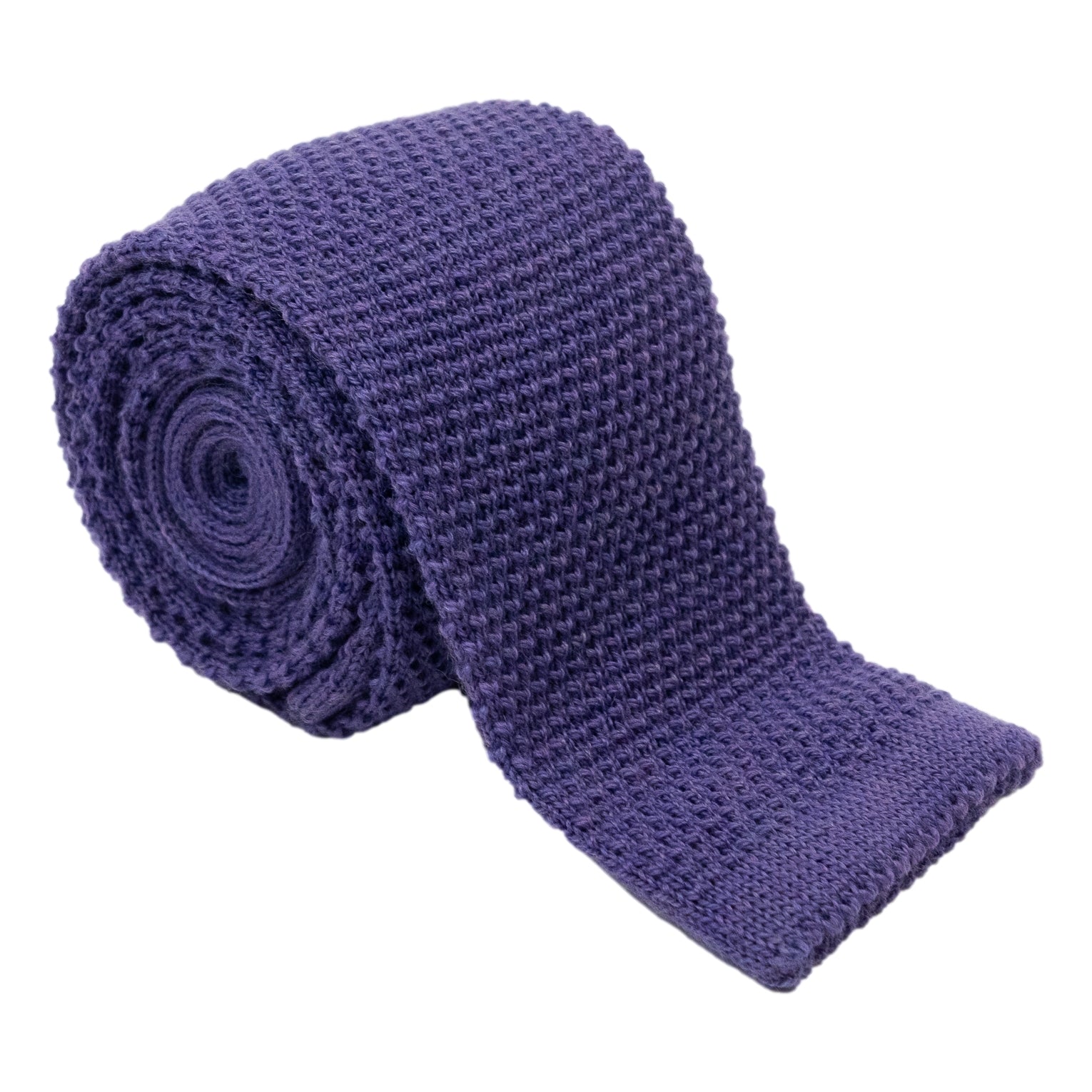 Solid Wool Knitted Tie