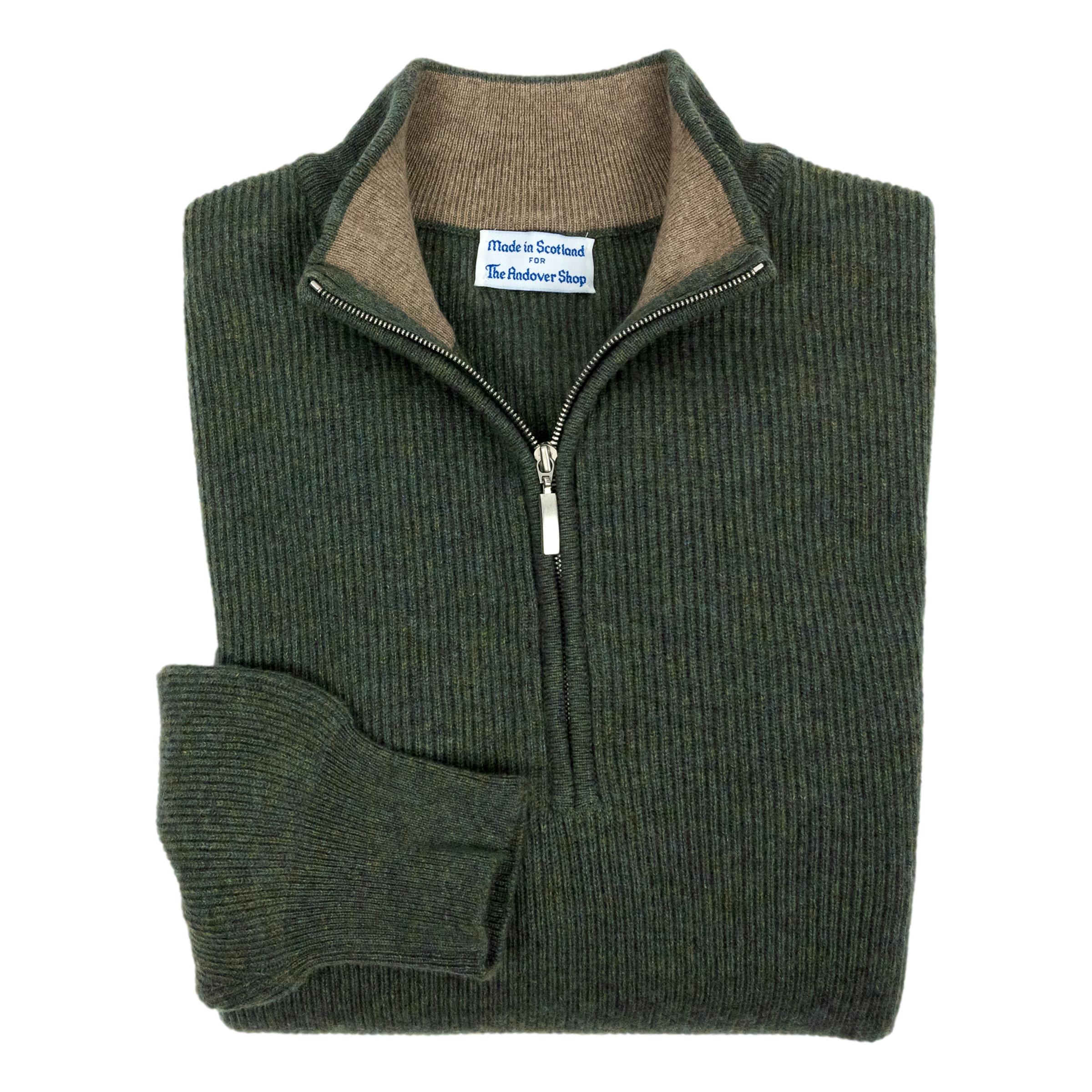Cashmere Kirton Quarter Zip Sweater
