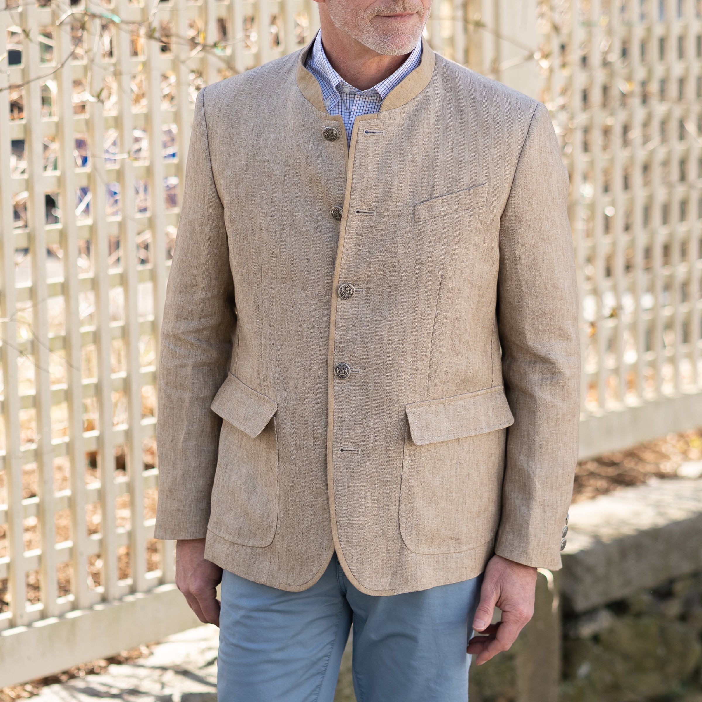 Traditional Austrian Tyrol Linen Jacket – The Andover Shop