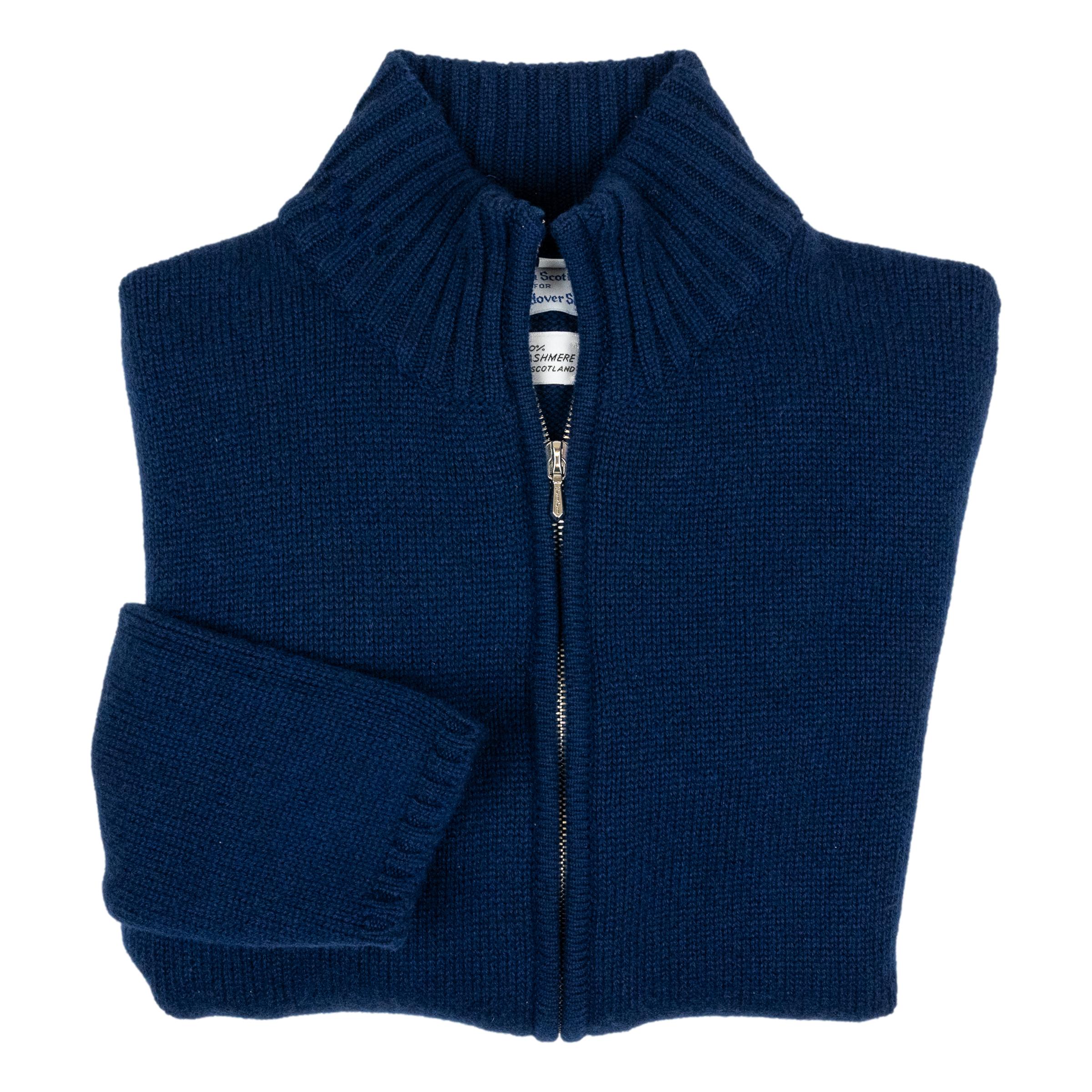 Zola High Neck Zipper Cashmere Sweater