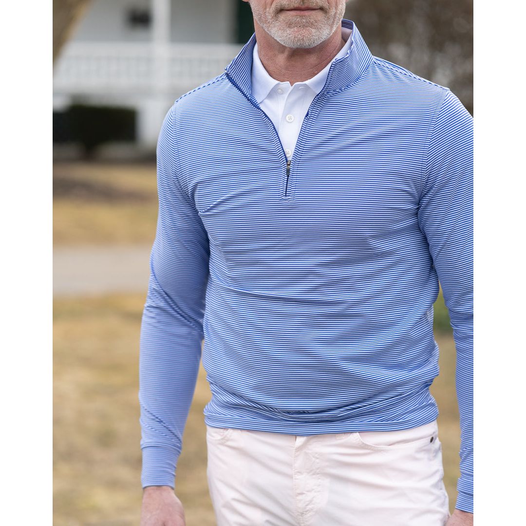 Striped Quarter Zip Pullover – The Andover Shop