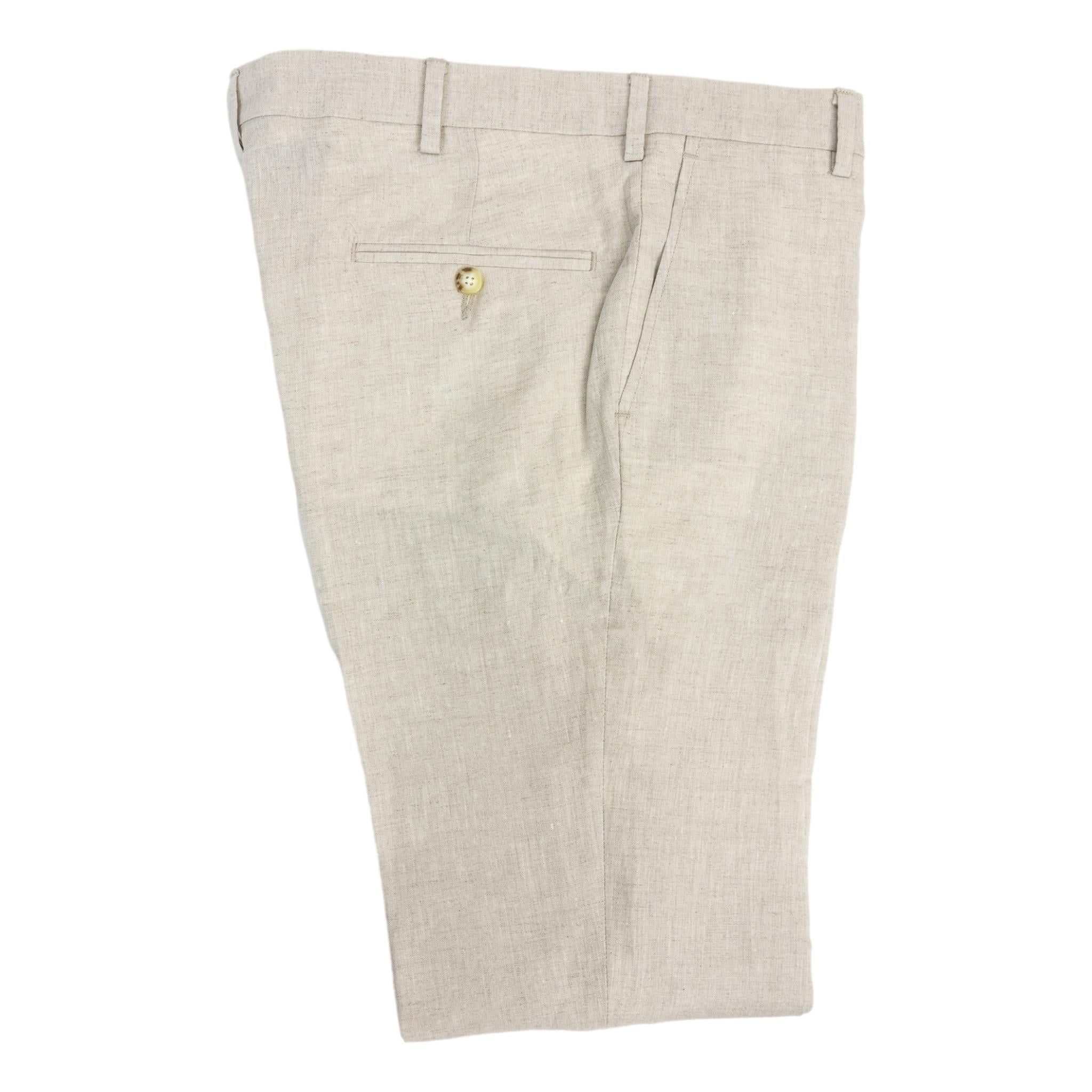 パンツ 90s BARNEYS NEWYORK linen slacks ITALY Zanzibar - Linen Pantalon | Old Money