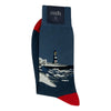 Scenic Lighthouse Dress Sock