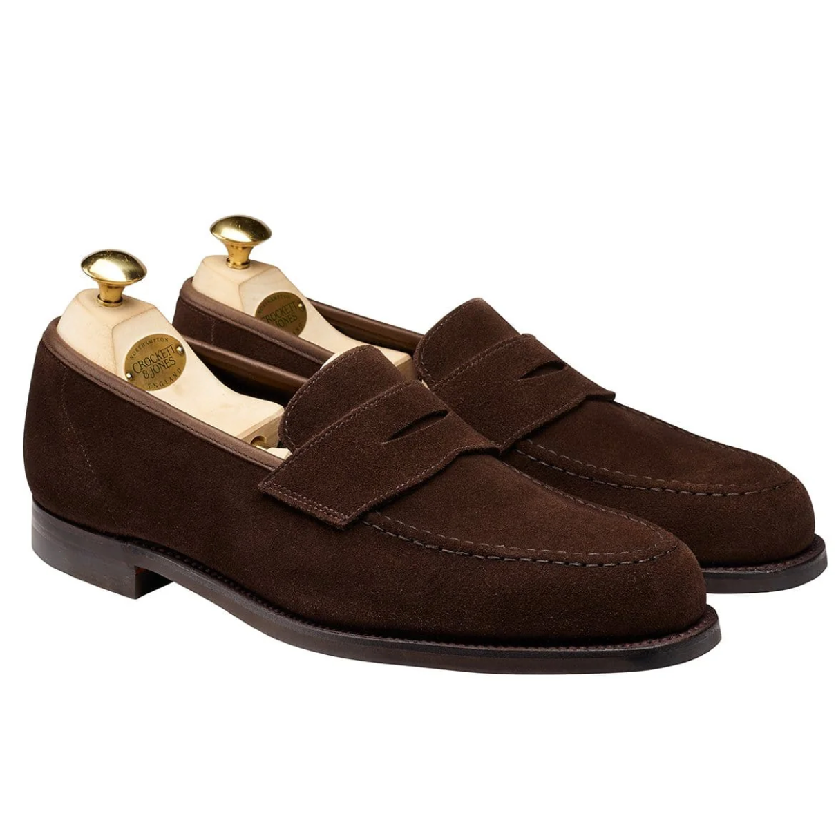 Crockett & Jones Harvard 2 Dark Brown Suede Loafer – The Andover Shop