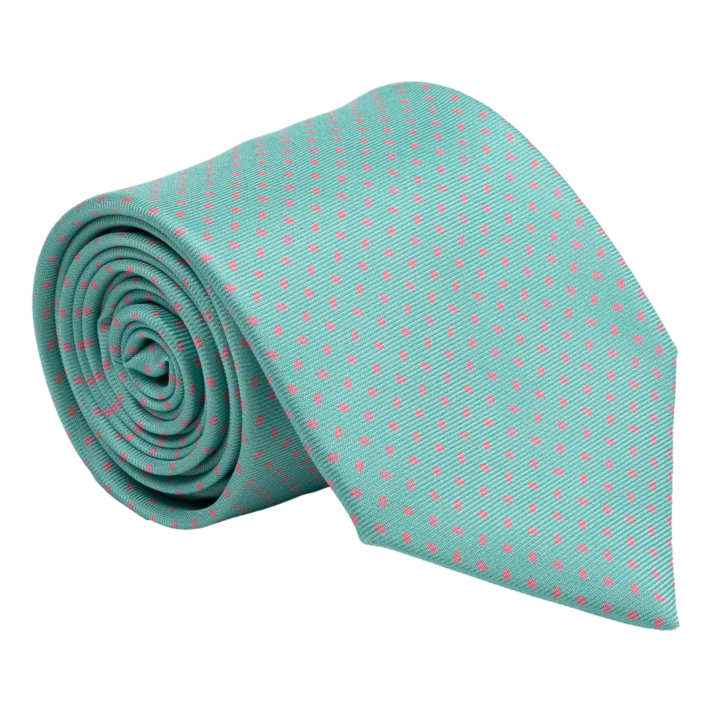 Micro Oval Silk Tie