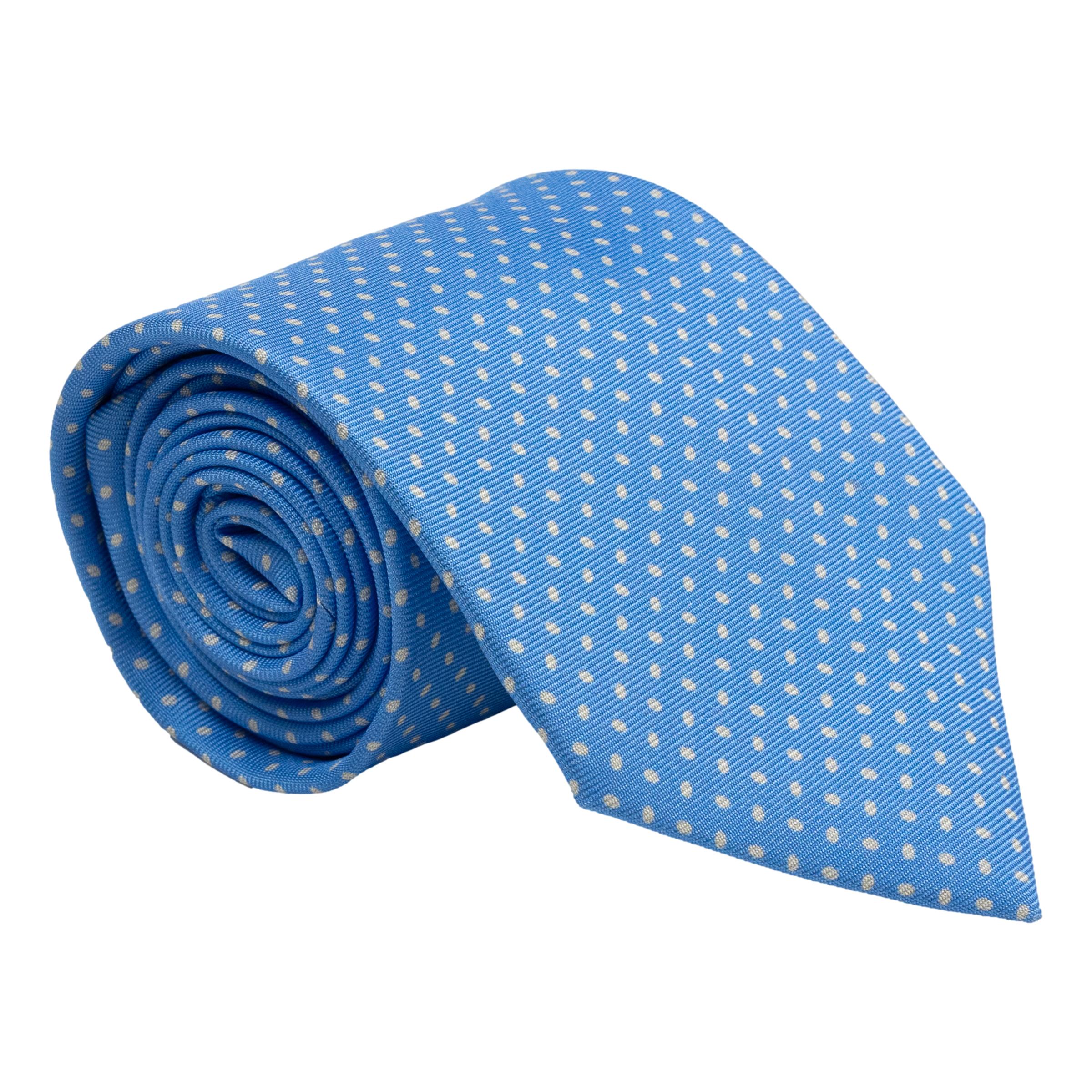 Micro Oval Silk Tie