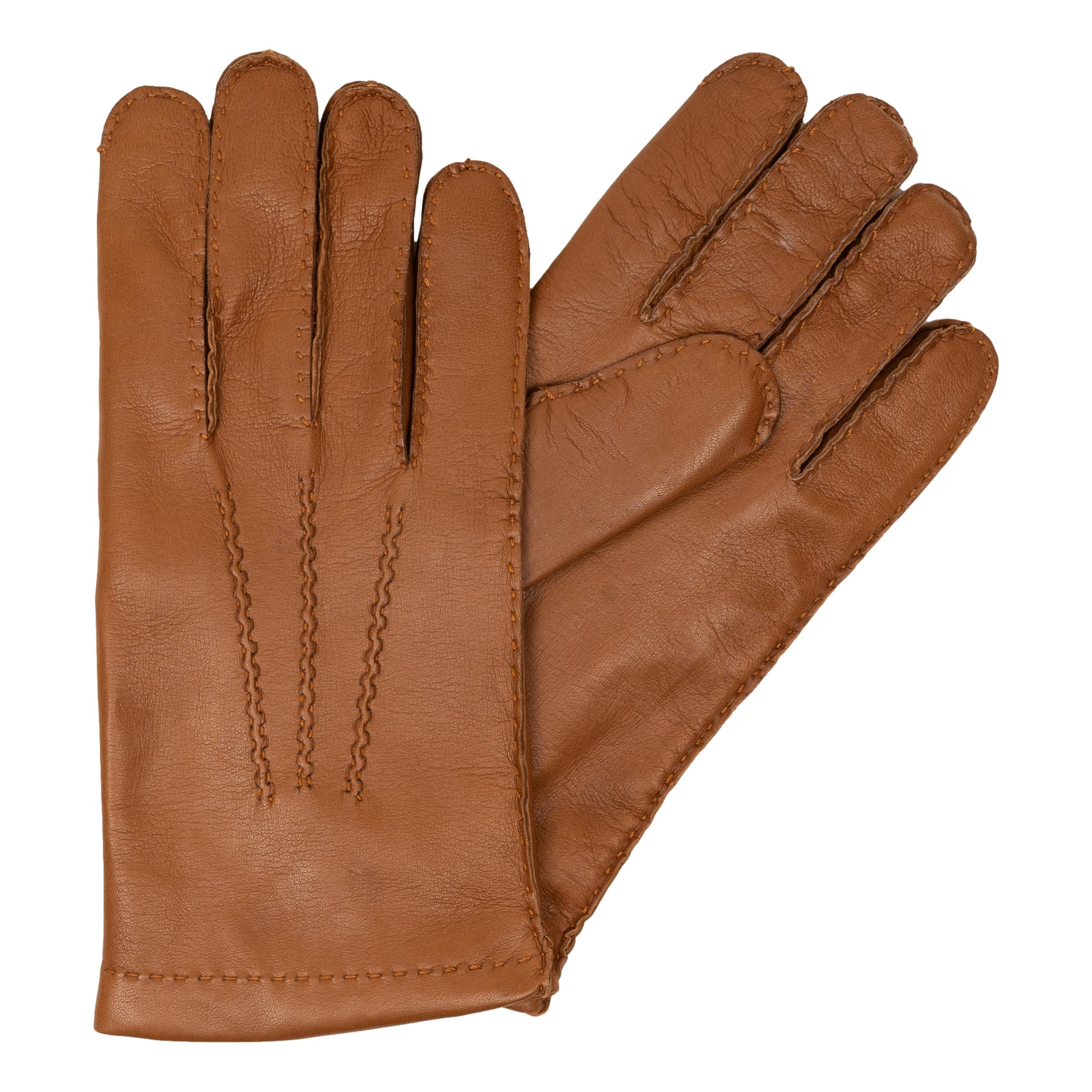 Men's Nappa Leather Gloves with Cashmere Lining and Palm Vent