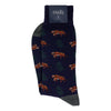 Tiger and Fern Dress Sock