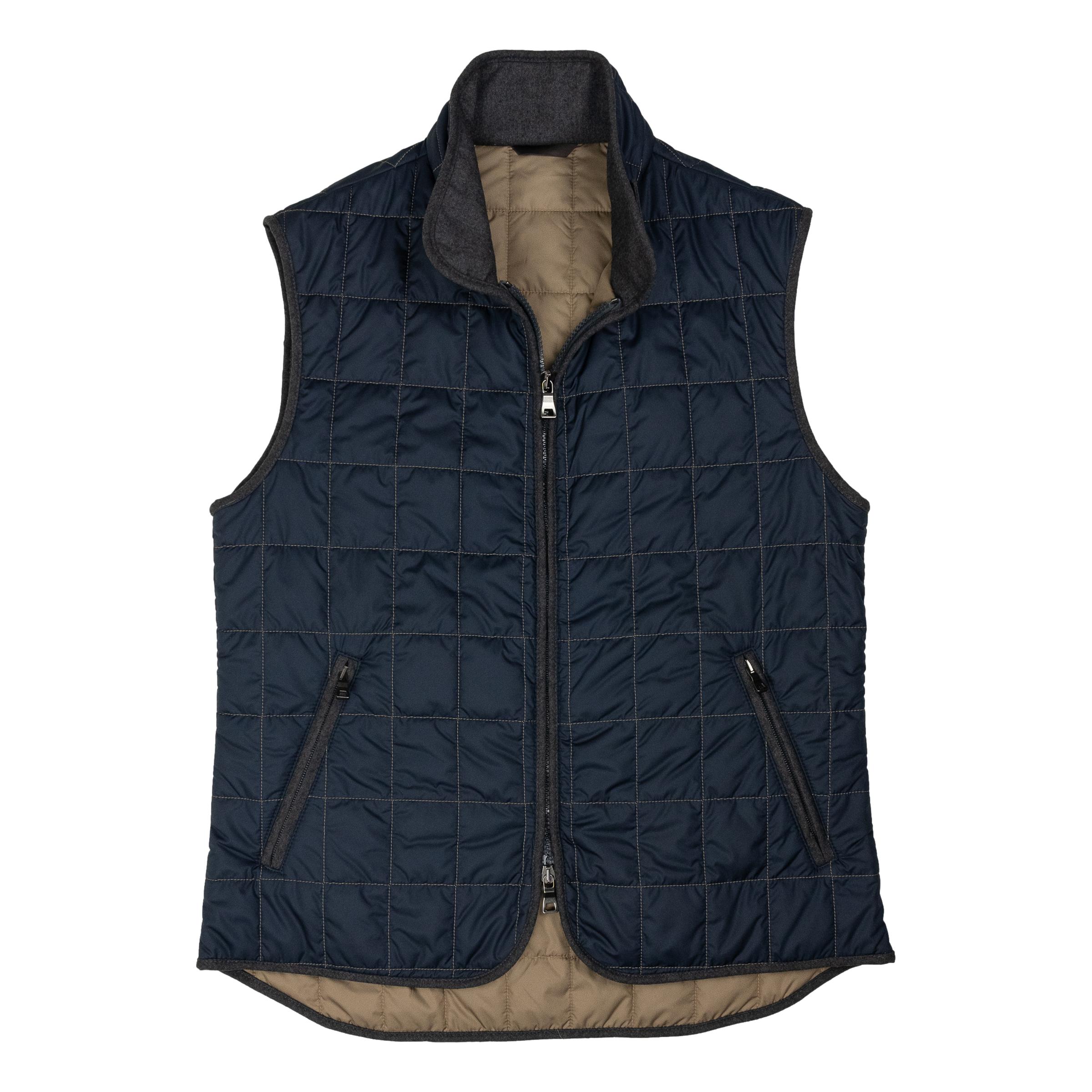 True Navy Theo Waterville Quilted Vest – The Andover Shop