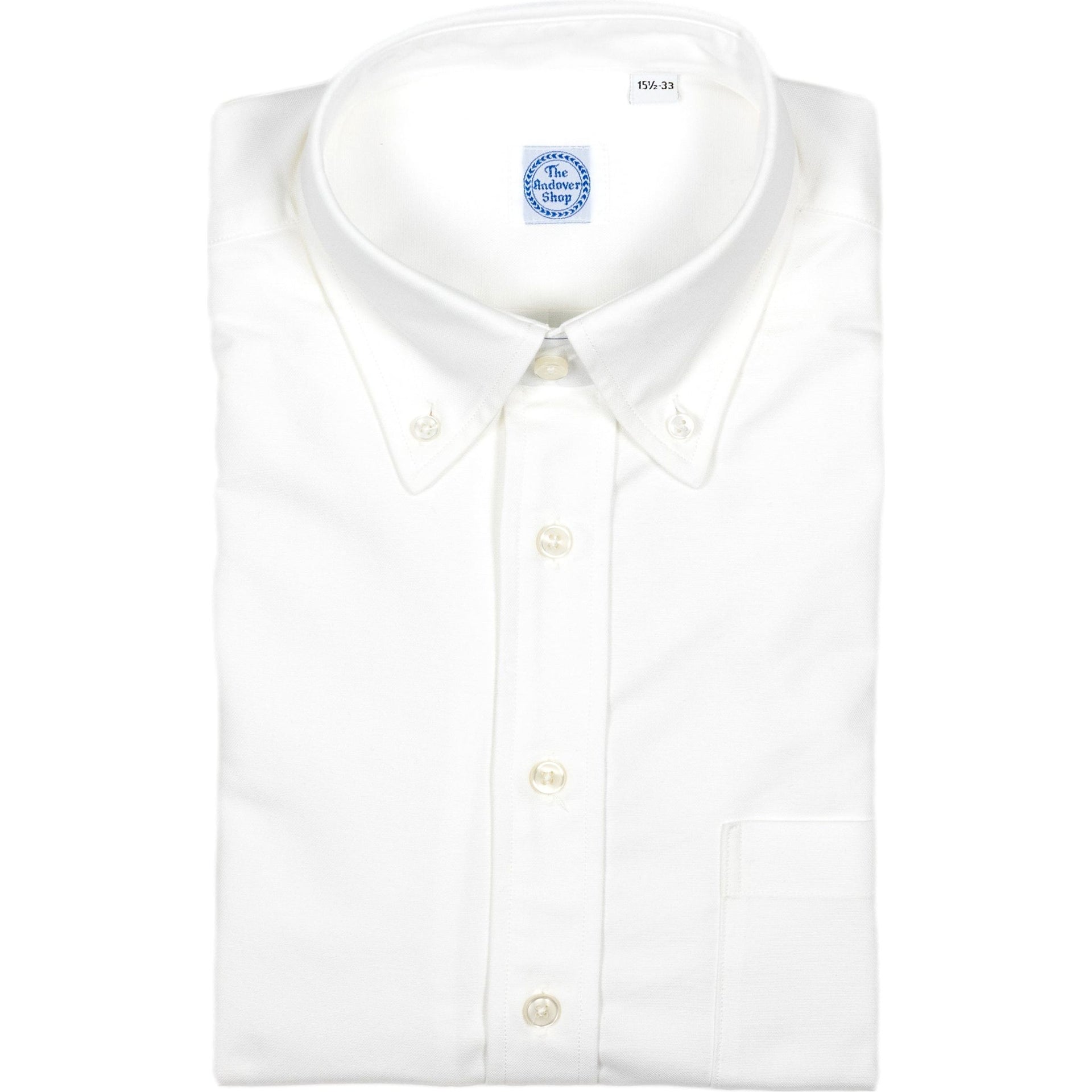 White Oxford Button Down Dress Shirt