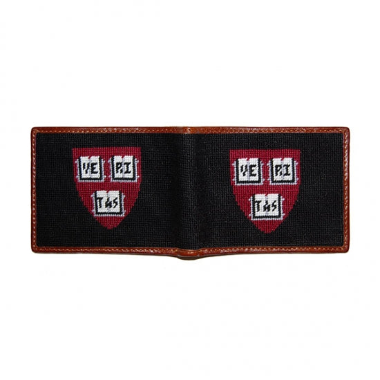 Harvard University Needlepoint Bi-Fold Wallet