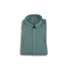 Blue/Green Check Button Down