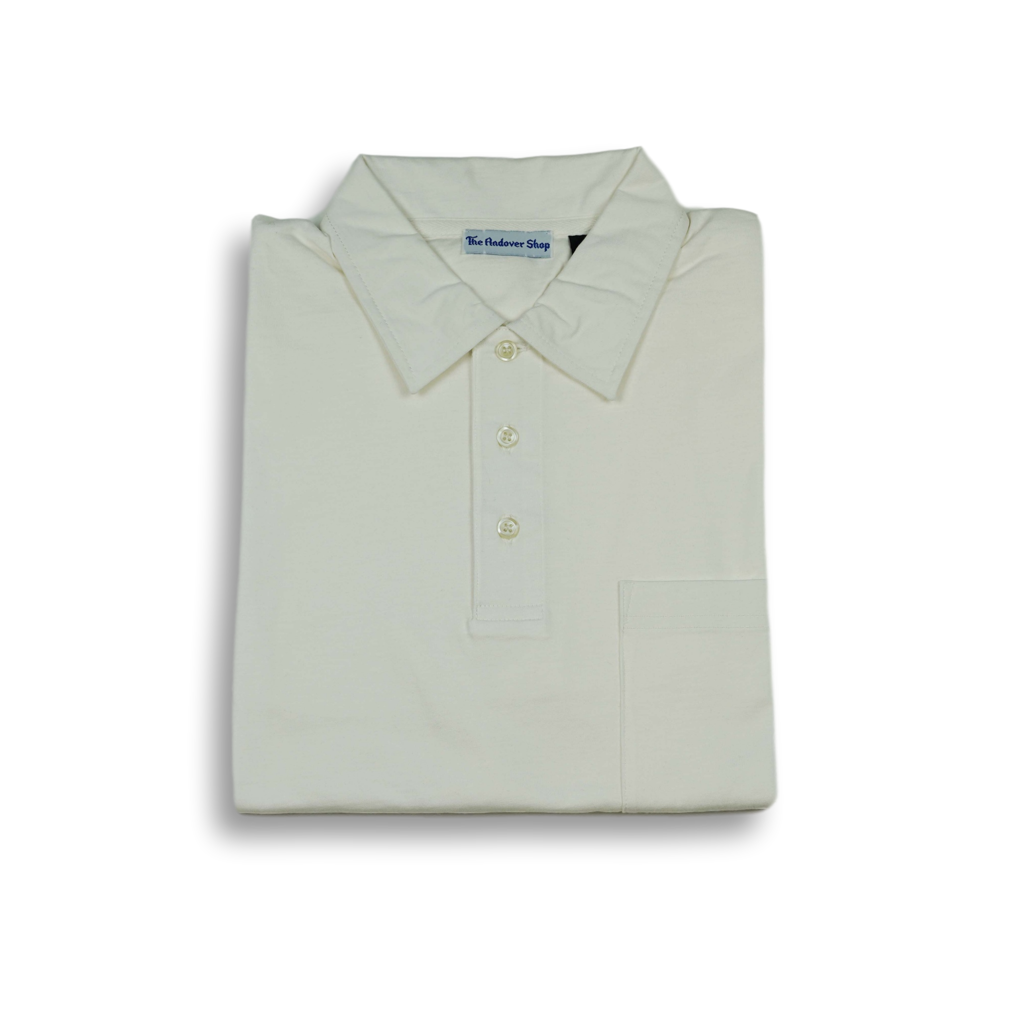 Solid Jersey Polo with Self Collar