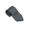 Pale Grey Silk Square Patterned Tie