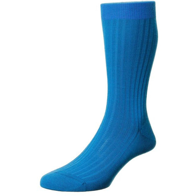 Laburnum 5x3 Rib Merino Wool Mid-calf Dress Socks