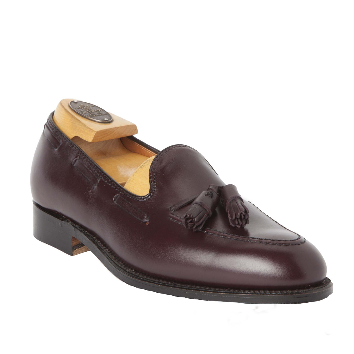 Alden 663 tassel loafer burgundy calfskin restored by Alden Alden Tassel Moccasin - Burgundy Calfskin (663) | Men main image 2