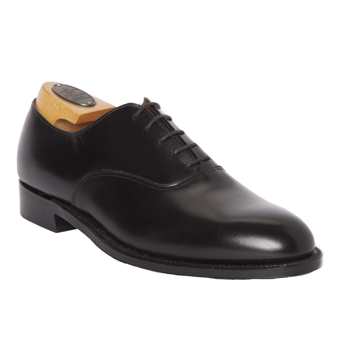 Alden 932 Plain Toe Bal Black Calfskin