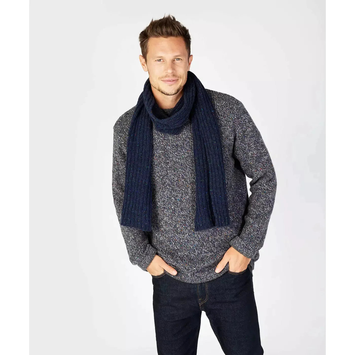 Knitted Luxe Ribbed Scarf