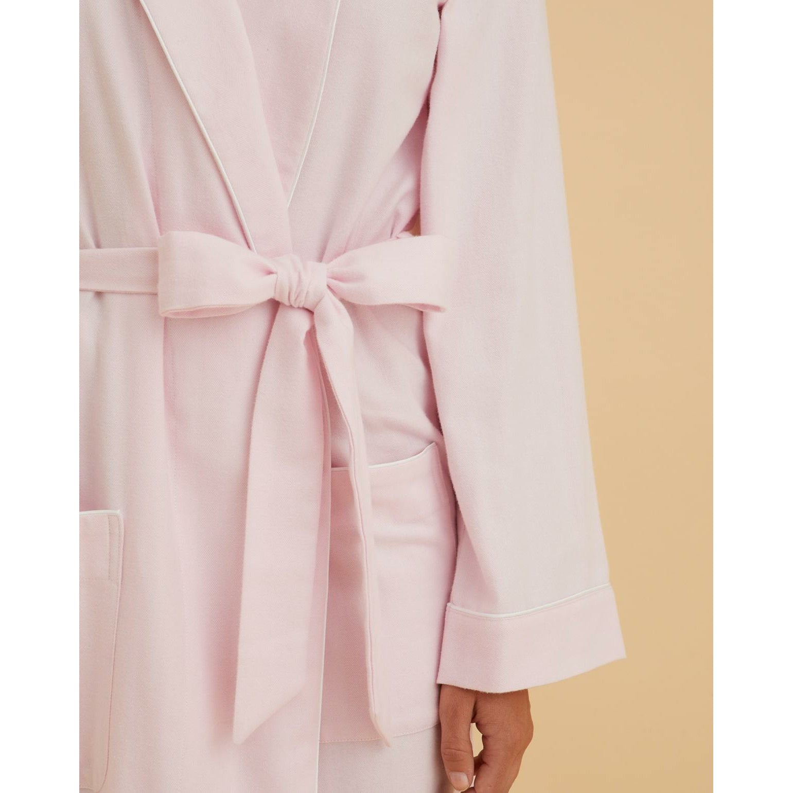 Cotton flannel dressing gown outlet