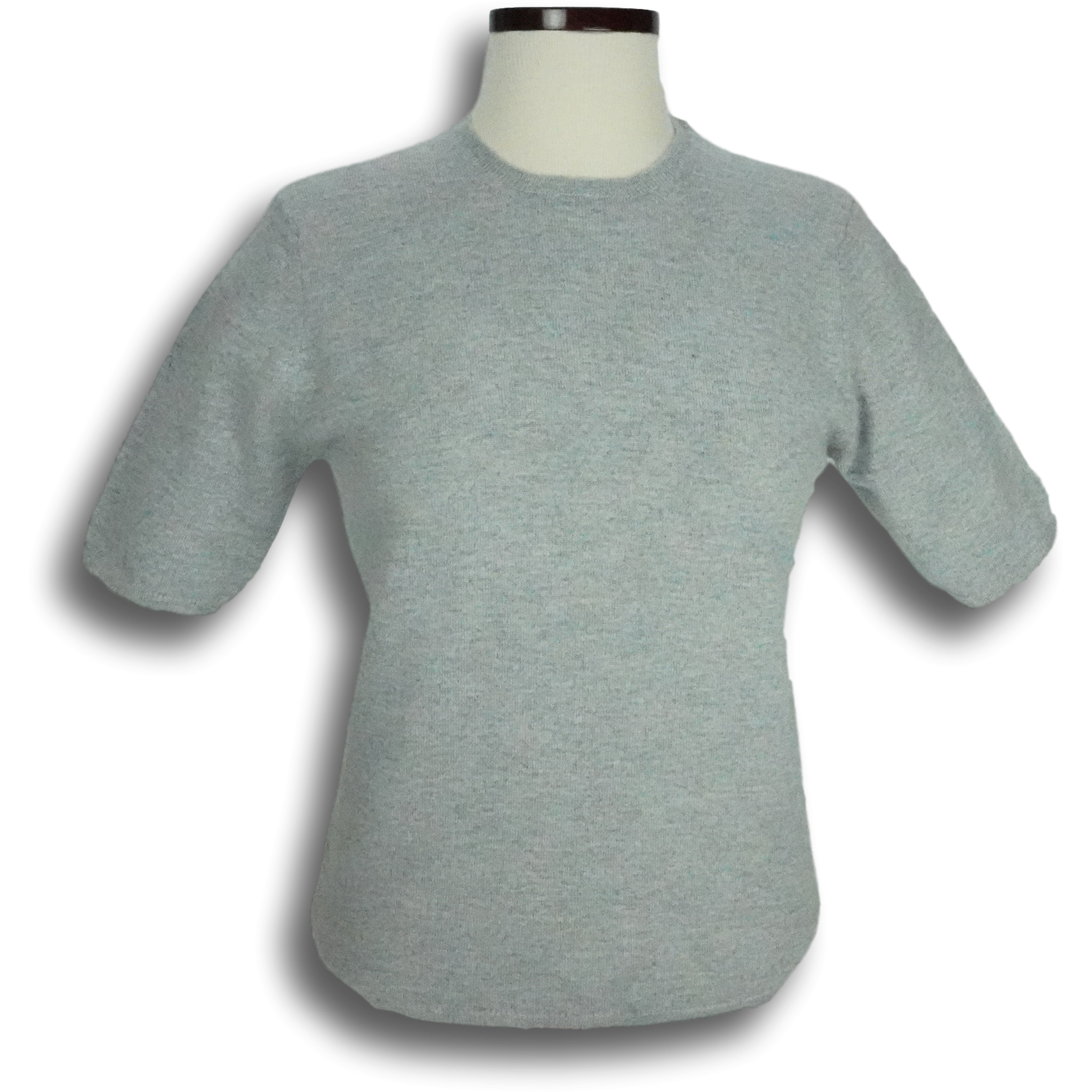 Cashmere Short Sleeve Crewneck Sweater
