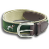 Sporting Dogs Leather Tab Belt