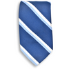 Steel Blue with White and Carolina Blue Stripe Tie