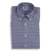 Navy and Purple Check Sport Shirt
