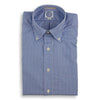 Blue and White Gingham Sport Shirt
