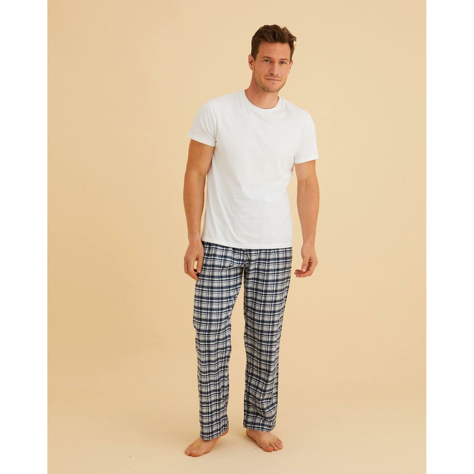 Men’s Brushed Cotton Flannel Pyjama Bottoms