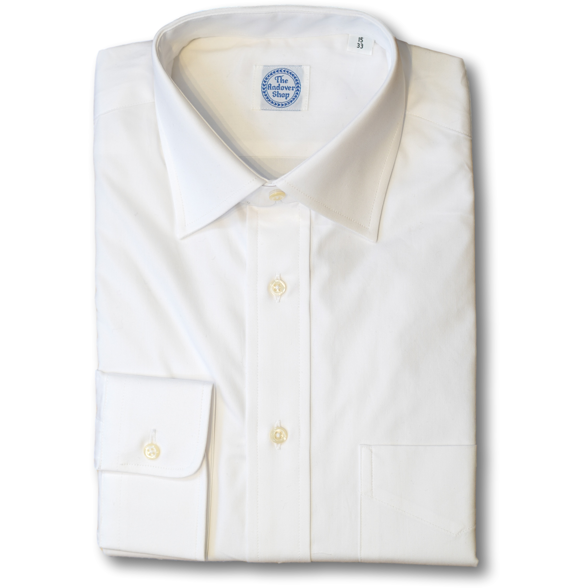 Pinpoint Oxford Spread Collar Tailored Fit Dress Shirt