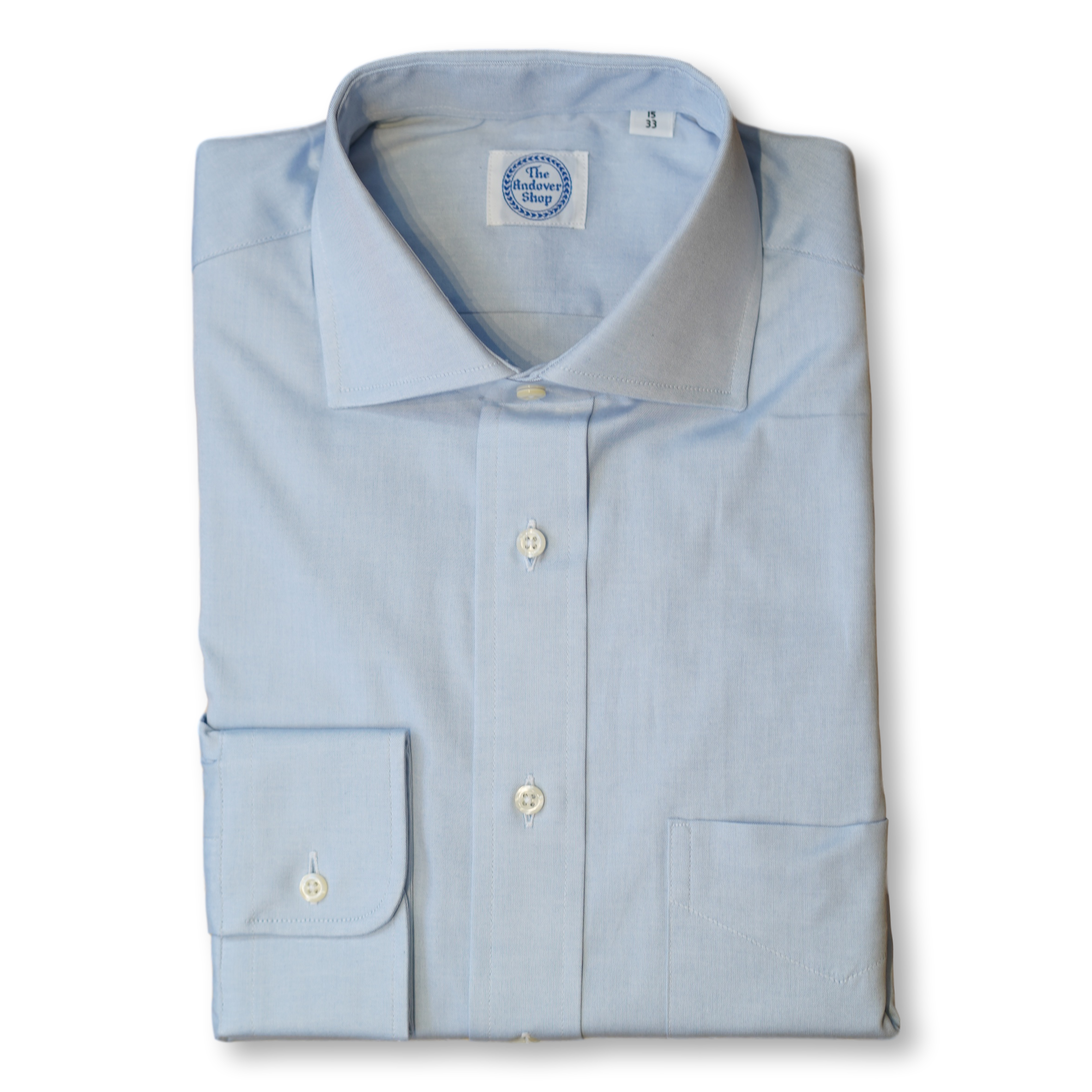 Pinpoint Oxford Spread Collar Tailored Fit Dress Shirt