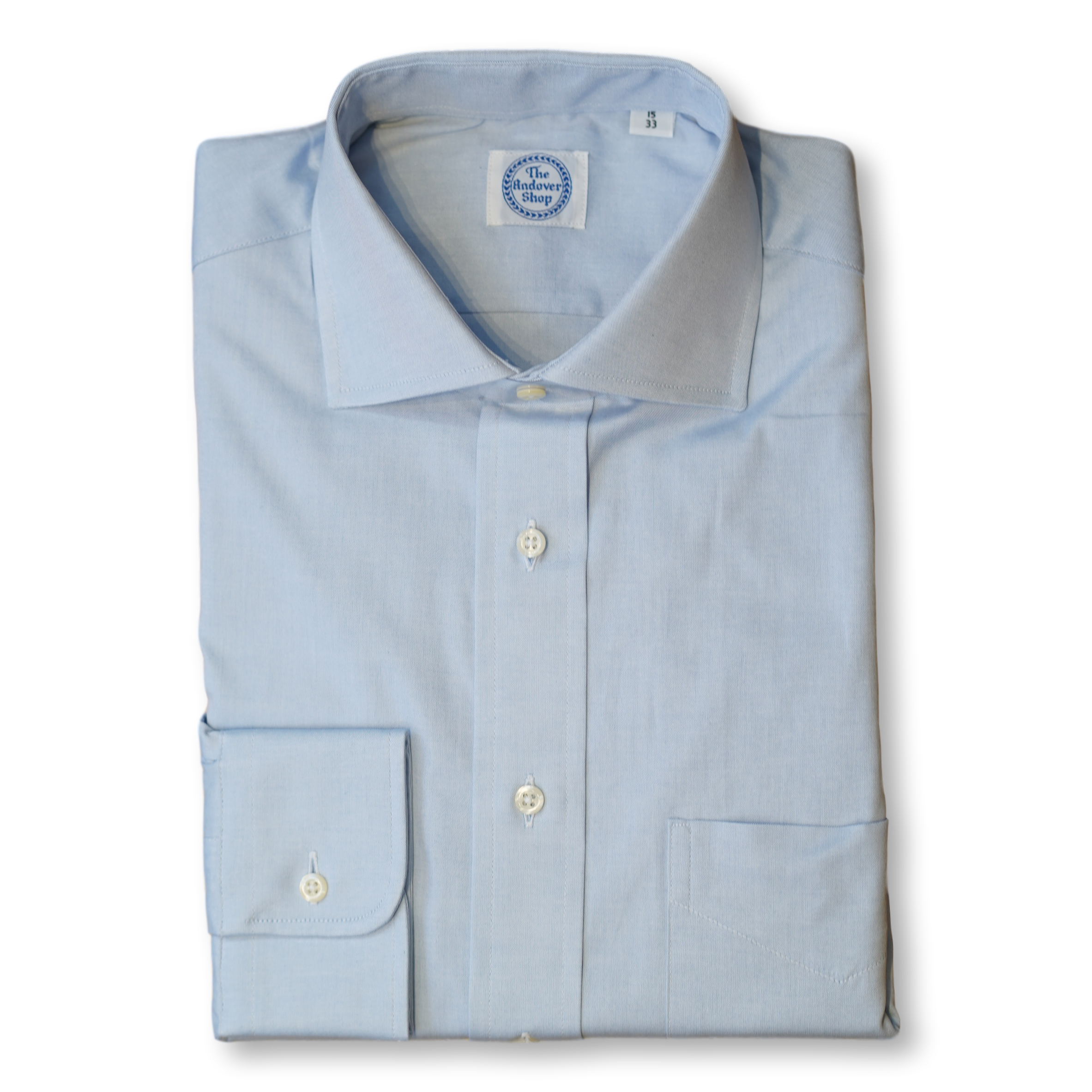 Pinpoint Oxford Spread Collar Tailored Fit Dress Shirt – The Andover Shop