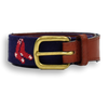 Red Sox Needlepoint Belt