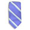 Lavender with White and Carolina Blue Stripe Tie