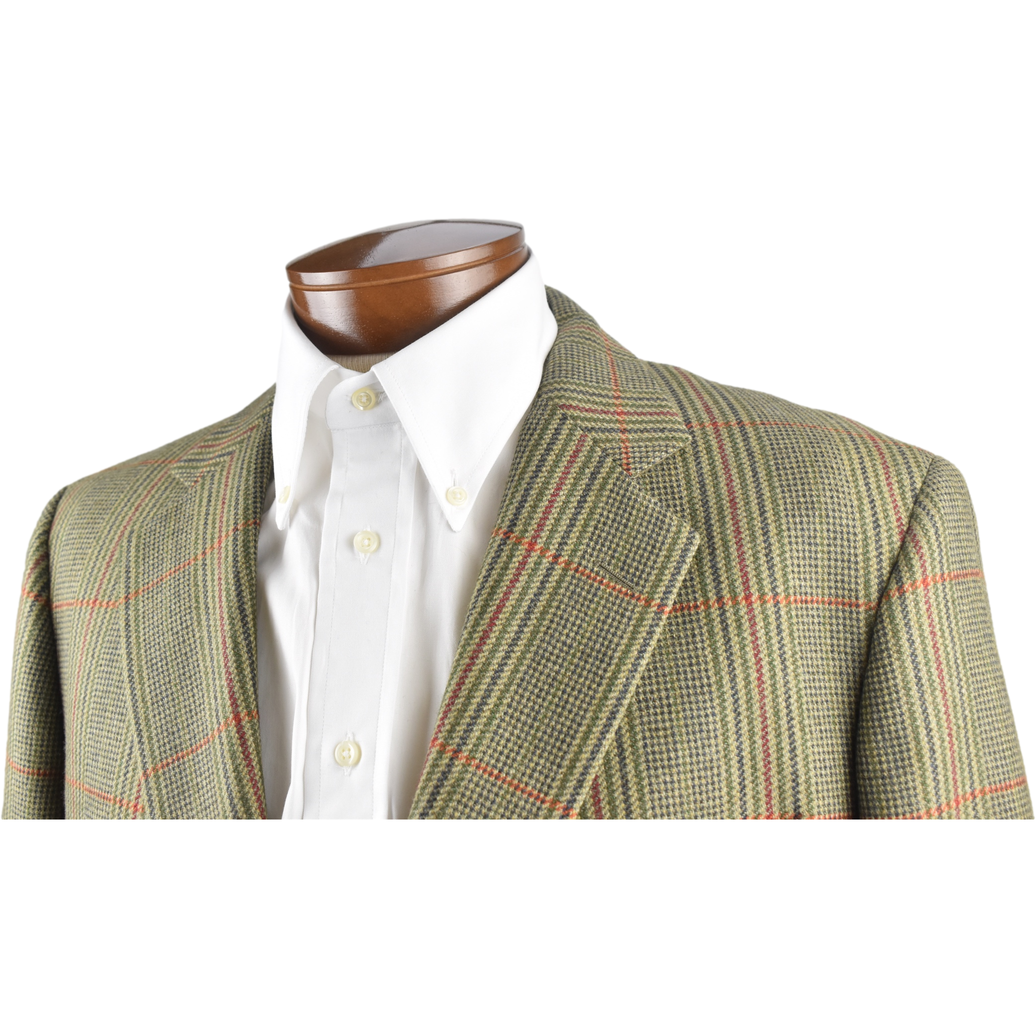 Red windowpane outlet sport coat