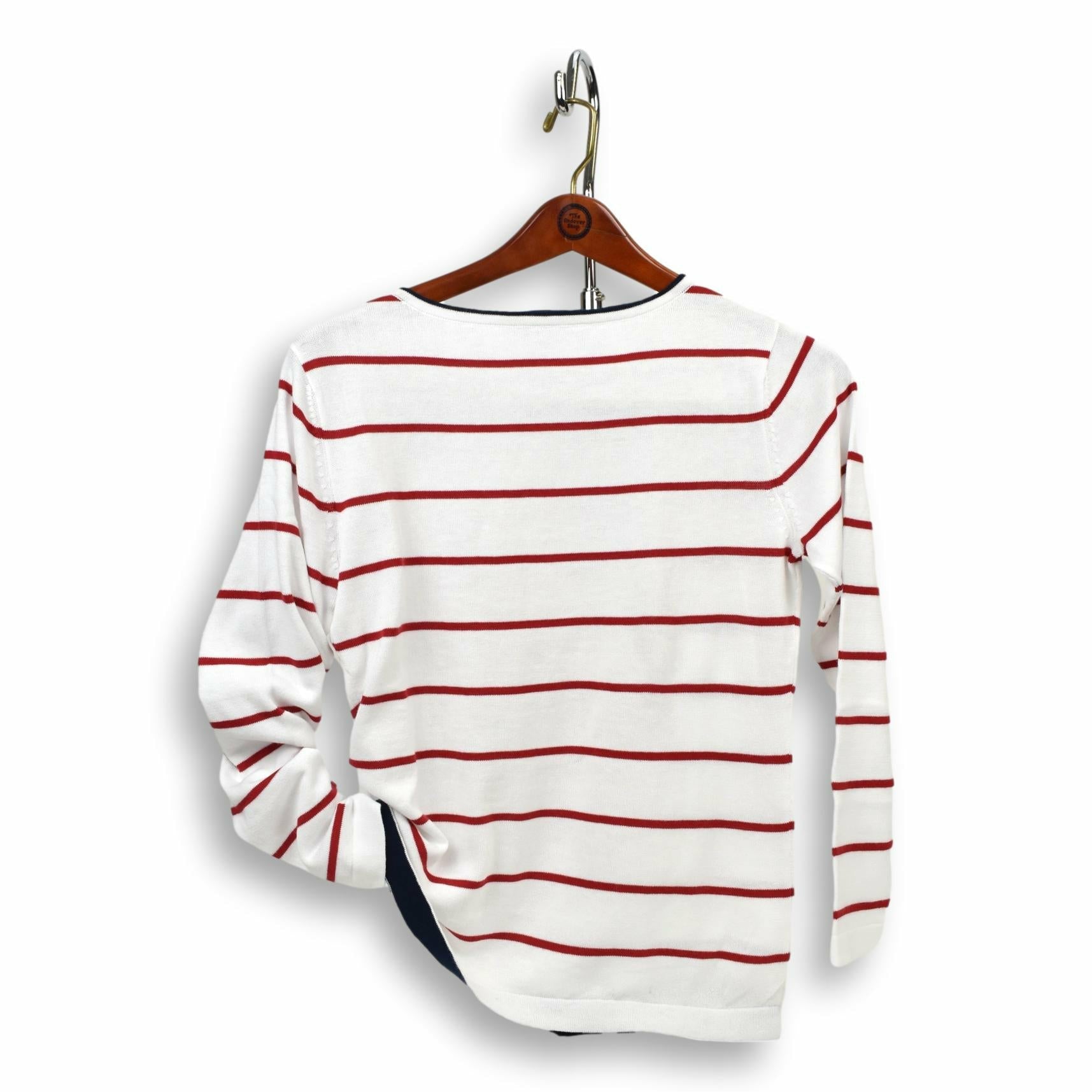 Boatneck Thin Stripe Sweater